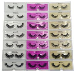 Sexy 100% hand 3D mink hair beauty thick solid mink wool false eyelash high quality free delivery