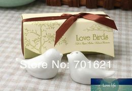 Love Birds in the Window Salt Pepper Ceramic Shakers hot sell Wedding Favours party gift