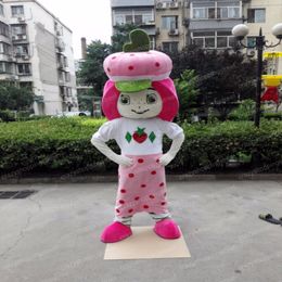 Halloween strawberry girl Mascot Costume Cartoon Candy girls Anime theme character Christmas Carnival Party Fancy Costumes Adult Outfit