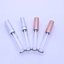 6ml empty rose gold lip gloss tube lipgloss tube container with thick wall makeup Container packaging 30pcs