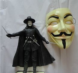 masquerade dresses for sale Canada - 2020 Hot Sale Halloween Masks V for Vendetta Mask Anonymous Guy Fawkes Fancy Dress Adult Costume Accessory Masquerade Cosplay Masks
