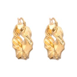 Dubai Gold Ethiopian Earrings African Style Gold Color Jewellery for Israel Sudan Arab Middle East Women Jewelry