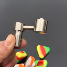 10mm Domeless Titanium Nail: Male Joint Glass Water Pipe Accessory for Dab Rig and Glass Bongs