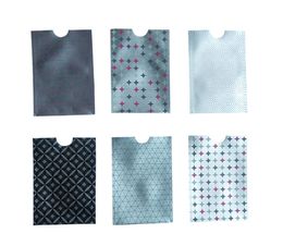 Plaid RFID Card Sleeve Aluminum Safety Sleeve STOP RFID SCANNING for all contact-less RFID Cards NFC 13.56mhz Card Easy Put in Your Wallet