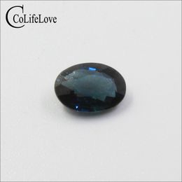 6mm*8mm 1.2ct Natural Sapphire Gemstone From China 100% Real Sapphire Loose Gemstone for Jewellery DIY