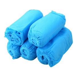 Boot Shoes Covers Fabric Disposable Overshoes Indoor Carpet Floor Blue Non-woven Fabric Shoe Cover Disposable Galosh LJJA3840