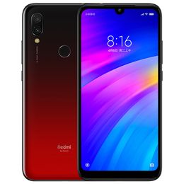 Original Xiaomi Redmi 7 4G LTE Cell Phone 4GB RAM 64GB ROM Snapdragon 632 Octa Core Android 6.26" Full Screen 12MP AI 4000mAh Fingerprint ID Smart Mobile Phone