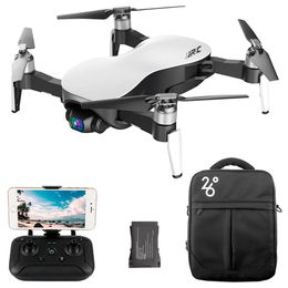 JJRC X12 AURORA 4K 5G WIFI 1.2km FPV GPS Foldable RC Drone With 3Axis Gimbal 50X Digital Zoom Ultrasonic Positioning RTF - White Two Batteri