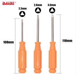 2.3mm 2.6mm 3.0mm Orange Triangular Screwdriver External Triangle Special Screw Driver for Home Appliances 1400pcs/lot