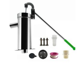 Stainless steel Home manual water pump Domestic Oil pump well Hand Shake Suction pump Thickness 1.3MM Lift 10M