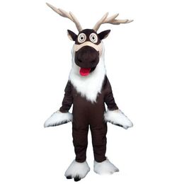2019 hot new Reindeer long hair quality Mascot cartoon, factory physical photos, quality guaranteed, welcome buyers to the evaluation a