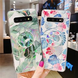 Laser flower airbag bracket mobile phone case for NOTE10 PRO A70A50S / IMD soft cover dhl free