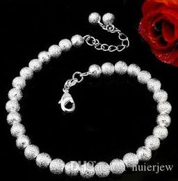 Bracelet Bangle for Women Men Women Fashion Jewelry 925 Sterling Silver Plate on AlloyChain Bead Ball charm Bracelets & Bangles