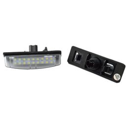 1 Set Car LED License Plate Light 12V SMD Number Plate Lamp For Toyota Avensis Verso Camry Aurion Prius For Lexus IS200 LS430 GS300