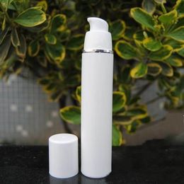 15ml 30ml 50ml High Quality White Airless Pump Bottle -Travel Refillable Cosmetic Skin Care Cream Dispenser