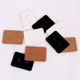 Thick Kraft Paper Card 500pcs/lot 2.5x3.5cm Ear Studs Card Jewellery Packaging Display Card Earring Cards Jewellery Price Tags