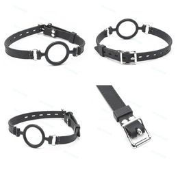 Bondage Full Silicone Open Mouth O Ring Gag Head Harness Toy For Couple Fun Couples Game AU653