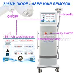 No channel 808nm fiber coupled laser diode hair removal Alexandrite Laser System machine