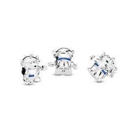 Andy Jewel 925 Sterling Silver Beads DSN Toy Alien Charm Fits European Pandora Style Jewelry Bracelets & Necklace 798045EN822833