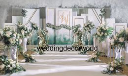 cheap sale Indian wedding gold decoration/mandap sale Indian/fancy event wedding hall stage for wedding decor185
