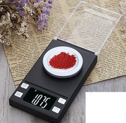 10g/20g/50g/100g Electronic Scales 0.001 LCD Digital Scale Jewellery Medicinal Herbs Portable Lab Weight Milligramme Scale SN941