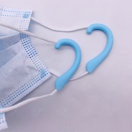 1 Pairs Mouth Mask Ear Hooks 5 Colours Silicone Face Mask Protection Pads Soft Protective Earmuffs Hot Selling 1zf E19