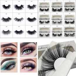 25-30mm 5D 6D Wispy Women Mink Eyelashes Extension Natural Handmade Luxury Thick Long Reusable Eye Lashes