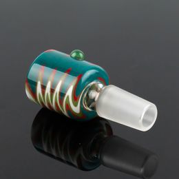 18mm 14mm glass bowl Clear Male Joint Colour Dab bowls smoke accessory for water bong