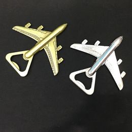 Antique Air Plane Aeroplane Shape Beer Bottle Opener Metal Openers For Wedding Party Gift Favours QW9691