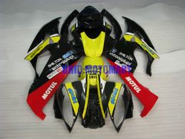 Injection Mould Fairing kit for YAMAHA YZFR6 06 07 YZF R6 2006 2007 YZF600 ABS Yellow red black Fairings set+gifts YI02