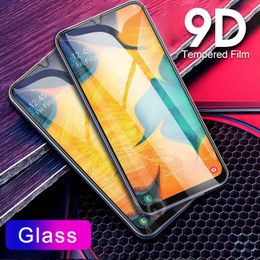 9D Curved Tempered Glass For Samsung Galaxy A30 A50 A10 Screen Protector For Samsung M10 M20 M30 M40 A40 A60 A70 A80 A90