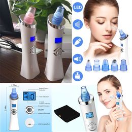 Pore Cleaner Blackhead Remover Electric Facial Cleaning Dirt Suck up Exfoliate Dead Skin Acne Vacuum Comedo Extractor Face Care Tighten Pore