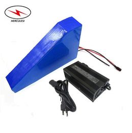 Triangle 72V 3000W Electric Bike Battery 20S7P 72V 24.5Ah Triangle Li-Ion 18650 GA3500 Lithium Battery Pack with 4A Charger