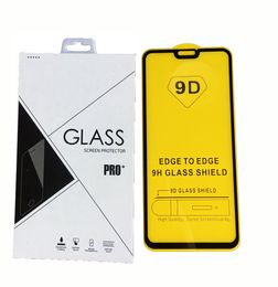 Full Cover 21D 9D Tempered Glass Screen Protector AB Glue FOR XIAOMI REDMI NOTE 8 PRO REDMI 8A 600pcs retail package