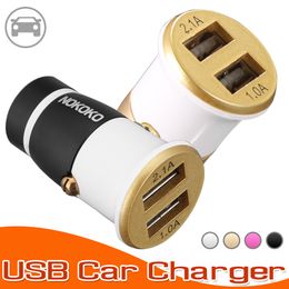 Universal NOKOKO USB Car Charger Cell Phone Charger Portable Power Adapter 5V 2.1A Adapter for IOS and Android Cellphones