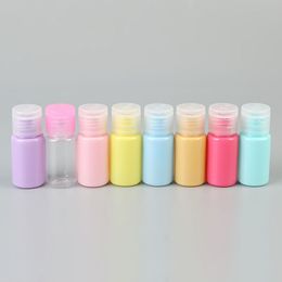 10ML Empty Refillable Plastic Cosmetic Cream Lotion Bottles with Flip Lid Makeup Water Elite Fluid Cosmetic Storage Holder Container Gel Pot