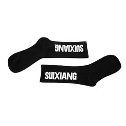 Tide Brand Men Basketball Socks New Teenager Student Soccer Socks Long Cotton Hip Hop Style Sock