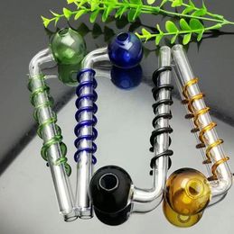 new Colour pan glass smoke pot Glass bongs Oil Burner Glass Water Pipes Oil Rigs Smoking Free