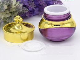 Fragrance & Deodorant 5g 10g 15g crown bottle acrylic cosmetic cream bottle sunscreen cream perfume packaging bottle xxp35