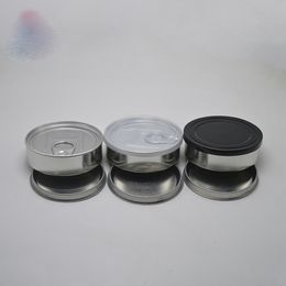 100ml Hand Closed Strain Tin Can smart cans handed sealed smart bud jar for dry herb flower packaging Tuna Can Hoop Ring