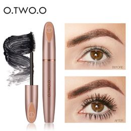 O.TWO.O 3D Silk Fibre Eyelash Black Mascara Waterproof Long Lasting Lash Thick Mascara Long Eyelashes Extension Make Up Mascara