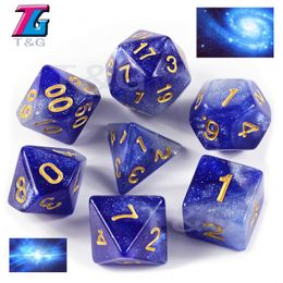 Dice Set Polyhedral Games Multi Polyhedral Sides Dice Pop for Game Gaming 7pcs/set
