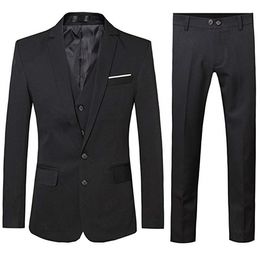 Design Black Satin Men Suit Prom Tuxedo Slim Fit Three Pieces Back Vent Groom Wedding Suits For Men Custom (jacket+pants+vest)