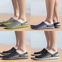 FREE SHIPPING Men's shoes sandals and slippers summer air breathable wading shoes outdoor wear non-slip hole shoes garden sandals