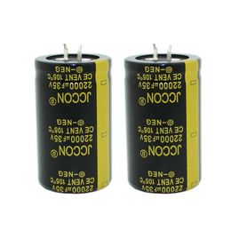 JCCON Thick-foot Electrolytic Capacitor 35v22000uf Volume 30X50 Inverter Power Audio Amplifier Power