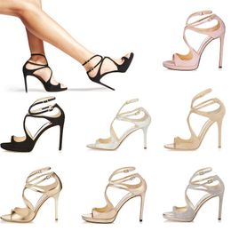 Designer Sandals So Kate Stylesheels 10CM 12CM LANCE black pink white Silver Leather Point size 35-42