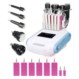 6in1 Ultrasonic Cavitation Radio Frequency Bipolar Cellulite Removal Slimming Vacuum Fat Reduce Beauty Equipment For Salon Use