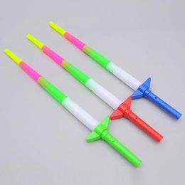 2017 New 67*10CM New Telescopic LED Glow Sticks LED Flashing Light Sticks Wand fluorescent Sword concert Toys 25pcs