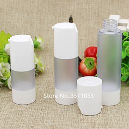 Pack of 24 Pieces 15ml 30ml 50ml Empty Airless Bottle Frosted Vacuum Pump Lotion Refillable Ailress Pump Cosmetic Container