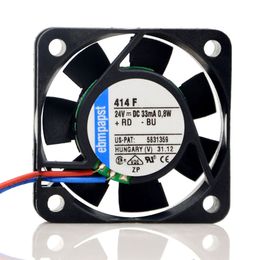 TYP 414F 24V 0.8W 4CM 4010 inverter industrial control cooling fan 2Lines 24V 33mA cooling fan